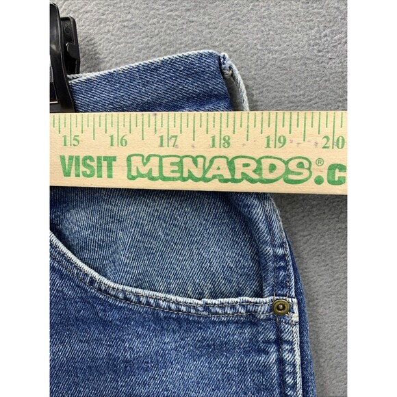 Carhartt Flannel Lined Darkstone Denim Jeans ACTUAL 36x28 Work Relaxed Fit Pants - Picture 7 of 16